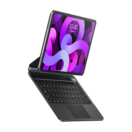 Baseus Brilliance klawiatura bluetooth etui iPad Pro 11'' (2018) / iPad Air 4 10.9'' / iPad Air 5 10.9'' / iPad 10 10.9'' (2022) magnetyczne z klapką podstawka szare