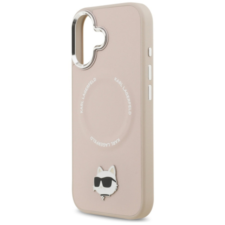 Etui Karl Lagerfeld Choupette Pin        MagSafe do iPhone 17 różowy
