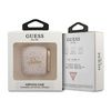 GUESS ETUI DO SŁUCHAWEK AIRPODS 1 2 4G SCRIPT METAL COLLECTION OCHRONNE