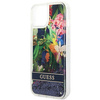 Guess GUHCP14MLFLSB iPhone 14 Plus 6,7" niebieski/blue hardcase Flower Liquid Glitter