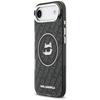 Etui Karl Lagerfeld IML Choupette Head Logo MagSafe do iPhone Air czarny