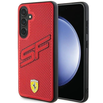FERRARI POKROWIEC HARDCASE DO SAMSUNG S24+ S926 Z WZOREM BIG SF PERFORATED