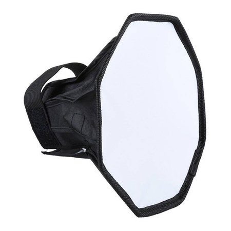 PULUZ DYFUZOR SOFTBOX 20CM DO LAMP FOTOGRAFICZNYCH ZMIĘKCZENIE OŚWIETLENIA