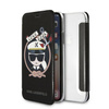 KARL LAGERFELD KLFLBKPXKSB ETUI DO IPHONE X XS Z DESIGNEM SIGNATURE GLITTER