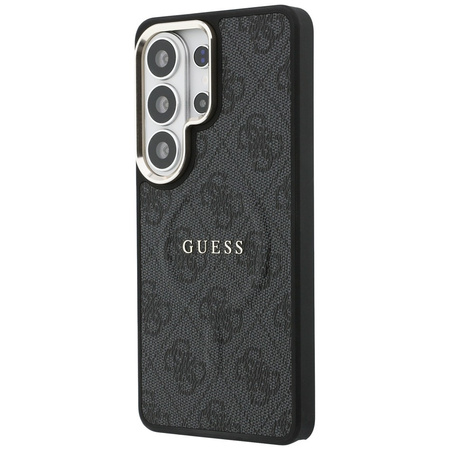Etui Guess 4G Embossed Ring MagSafe do Samsung Galaxy S26 Ultra czarny
