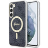 Etui Guess GUHMS23MH4STK S23+ S916 - czarne 4G MagSafe