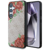 GUESS ETUI LEATHER 4G FLOWERS PRINT DO SAMSUNG GALAXY S25 DO MAGSAFE WYSOKA