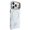 Etui Karl Lagerfeld IML KL Script Logo MagSafe do iPhone 17 Pro przezroczysty