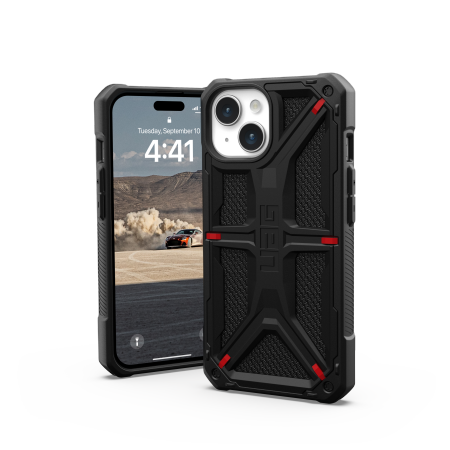 UAG Monarch - obudowa ochronna do iPhone 15 (kevlar black)