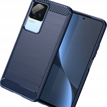 HURTEL ETUI CARBON CASE SILIKONOWY POKROWIEC DO XIAOMI POCO F4 5G OCHRONNY