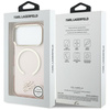 Etui Karl Lagerfeld IML KL Script Logo MagSafe do iPhone 17 Pro Max różowy