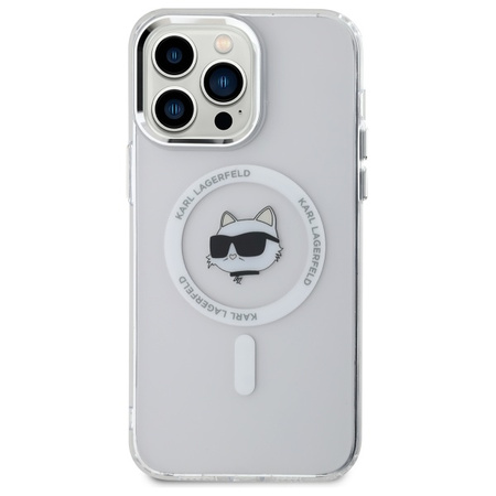 KARL LAGERFELD ETUI DO MAGSAFE DO IPHONE 14 PRO MAX Z WYKOŃCZENIEM