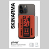 Portfel Skinarma Mirage Spunk Wallet Magnetic Grip Stand pomarańczowy