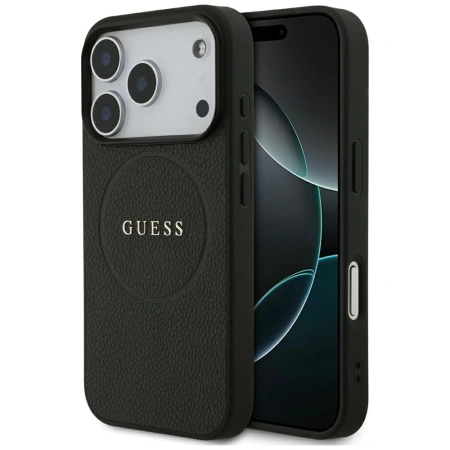 GUESS ETUI GRAINED RING MAGSAFE DO IPHONE 17 PRO POKROWIEC MAGNETYCZNY