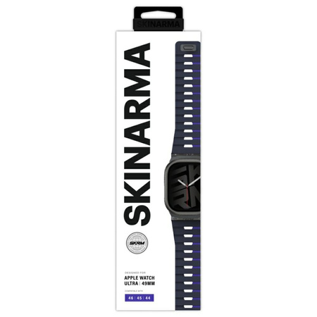 Pasek Skinarma Gemini do Apple Watch 49/46/45/44 mm granatowy