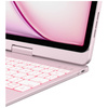 Etui Typecase Flexbook Touch z klawiaturą do iPad Air 11" 2024/2025 jasno różowy
