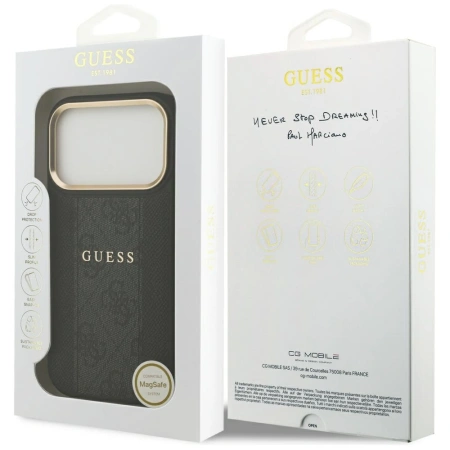 GUESS ETUI CASE MAGNETYCZNE DO MAGSAFE IPHONE 17 PRO POKROWIEC 4G