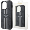 Etui Guess GUHMP13XP4RPSK na iPhone 13 Pro Max - czarne 4G Printed Stripes MagSafe