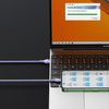 Baseus Flash Series Ⅱ kabel 3w1 do szybkiego ładowania USB-A do USB-C / Micro-USB / Lightning 66W 480Mb/s 1.2m fioletowy