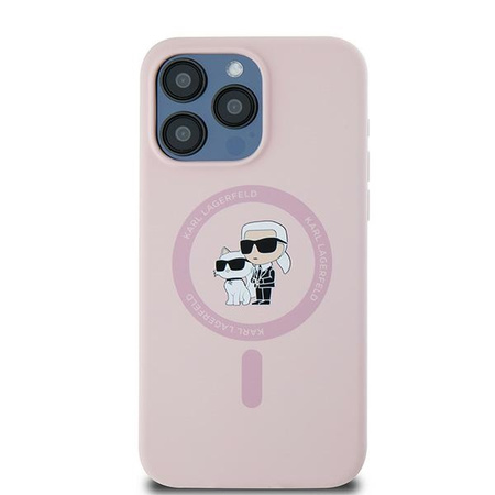 KARL LAGERFELD ETUI HARDCASE SILICONE DO IPHONE 15 PRO MAX 6.7 DO MAGSAFE