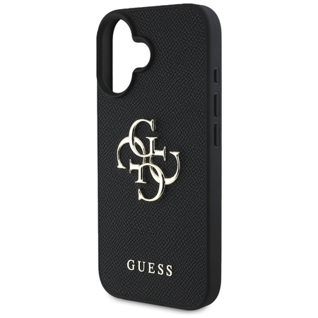 GUESS ETUI GRAINED BIG 4G LOGO DO IPHONE 16 CLASSIC LOGO MAKSYMALNA OCHRONA