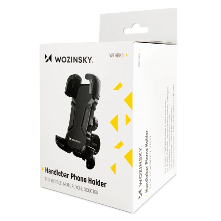 WOZINSKY UCHWYT TELEFONU DO ROWERU MOTOCYKLA HULAJNOGI NA KIEROWNICĘ WBHBK6