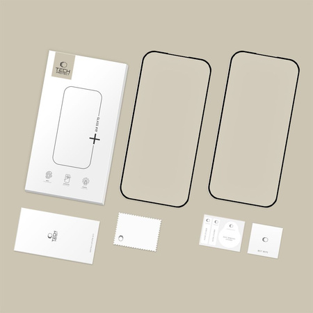 SZKŁO HARTOWANE TECH-PROTECT GLASS FIT+ 2-PACK GOOGLE PIXEL 9A / 10A BLACK