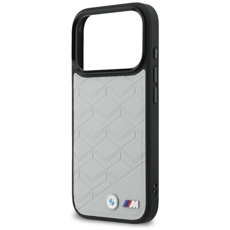 Etui BMW M Shape Logo MagSafe do iPhone 17 Pro Max szary