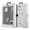 KARL LAGERFELD POKROWIEC HARDCASE DO IPHONE 15 PRO MAX 6.7 Z METALOWYM LOGO