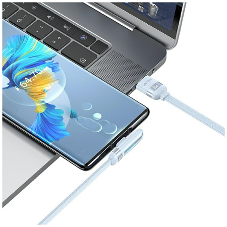 Kabel USAMS US-SJ651 66W USB-A/USB-C     1.2m fioletowy