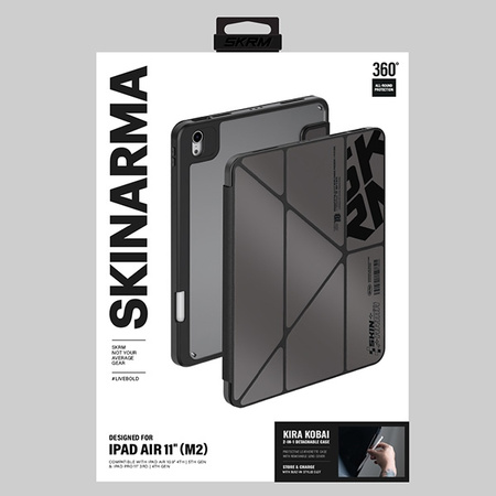 Skinarma etui Kira Kobai iPad Air 11 (M2/M3/5Gen/4Gen) gunmetal