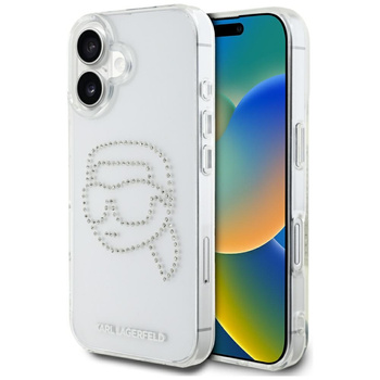 KARL LAGERFELD ETUI IML RHINESTONES KARL HEAD DO IPHONE 16 OCHRONA