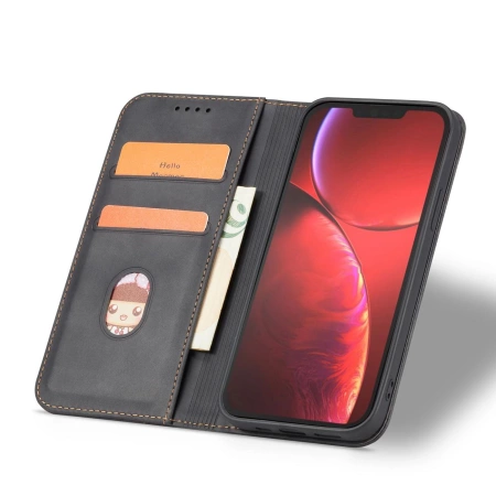 HURTEL POKROWIEC PORTFEL MAGNETYCZNY DO IPHONE 13 PRO Z KARTĄ I PODSTAWKĄ