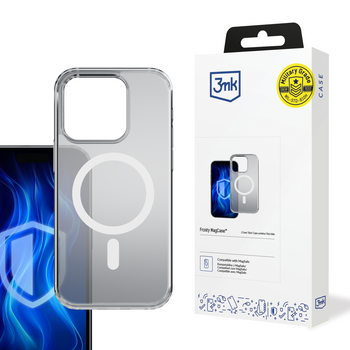 3MK ETUI MAGCASE FROSTY DO IPHONE 16 PRO OCHRONA MAGNETYCZNA ZABEZPIECZENIE