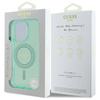 GUESS ETUI HARDCASE DO IPHONE 16 PRO 6.3 DO MAGSAFE IML RHINESTONES ZIELONE