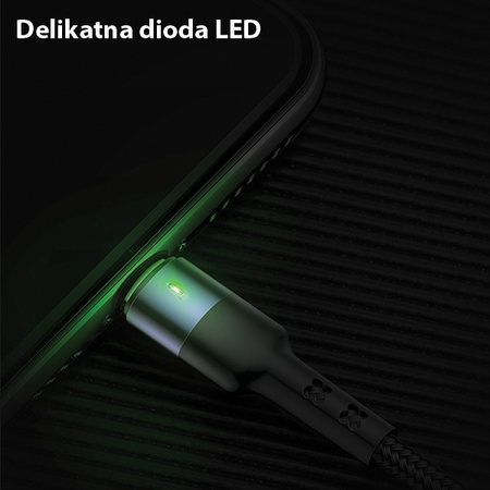 USAMS KABEL PLECIONY 3W1 DO LIGHTNING MICROUSB USB-C 0.35M SZYBKA ŁADOWARKA