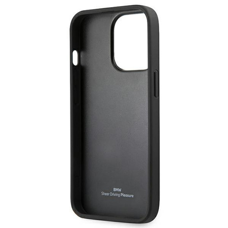 Etui BMW BMHCP13XSLLBK na iPhone 13 Pro Max - czarne Signature Logo Imprint