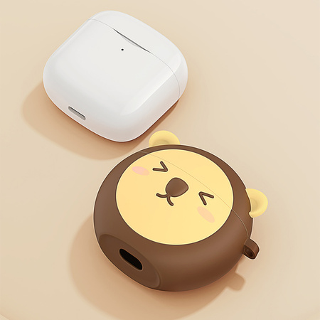 Baseus silikonowe etui case na słuchawki Bowie E3 brązowy (AREA000008)