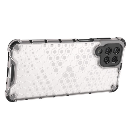 Honeycomb etui pancerny pokrowiec z żelową ramką Samsung Galaxy M53 5G czarny