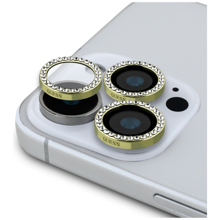 GUESS ZESTAW 2W1 OCHRONNE SZKŁO DO EKRANU I OBIEKTYWU DO IPHONE 16 PRO MAX