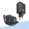 USAMS ŁADOWARKA 1xUSB-C ZE ZWIJANYM KABLEM DO TELEFONÓW APPLE 30W PD QC3.0