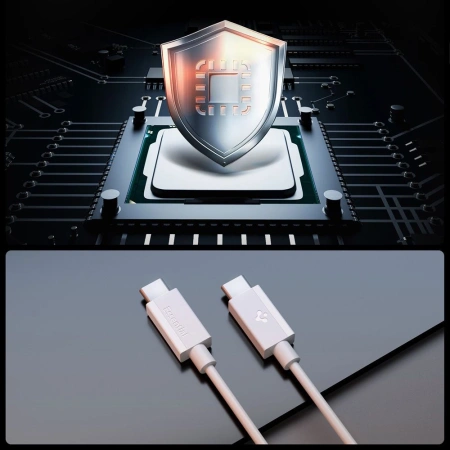 SPIGEN KABEL USB-C USB-C 60W DO TELEFONÓW I URZĄDZEŃ 200 CM SZYBKIE