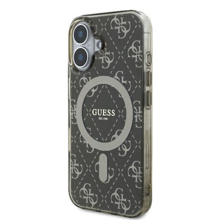GUESS POKROWIEC HARDCASE DO IPHONE 16 6.1 DO MAGSAFE Z 4G BACKGROUND IML