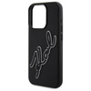 KARL LAGERFELD ETUI HARDCASE DO IPHONE 15 PRO 6.1 3D RUBBER SIGNATURE