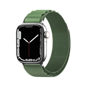 Pasek ze stalową sprzączką Alpine do Apple Watch 42/44/45/49 mm - zielony