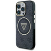 GUESS ETUI IML METAL GLITTER 4G CIRCLE TRIANGLE DO IPHONE 16 PRO DO MAGSAFE