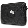 Hello Kitty Sleeve HKCSZPEKHBPK 14 czarny/black Zip PU Quilted Bows