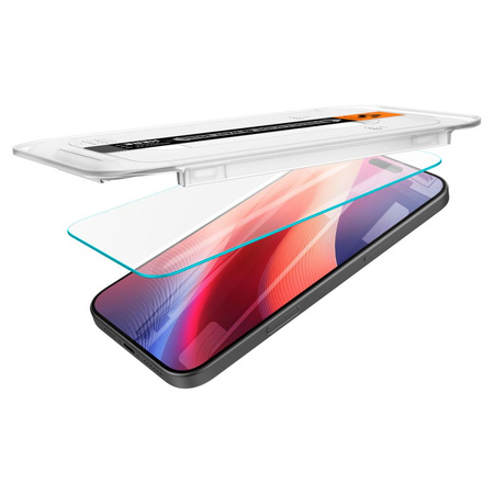 SPIGEN SZKŁO HARTOWANE DO IPHONE 16 PRO GLAS.TR EZ FIT 2-PACK Z OCHRONĄ