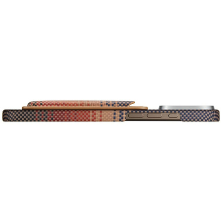 Portfel magnetyczny PITAKA Woven Wallet MagSafe do telefonu sunset