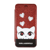 KARL LAGERFELD POKROWIEC KLFLBKPXVDCRE DO IPHONE X XS Z DESIGNEM VALENTINE